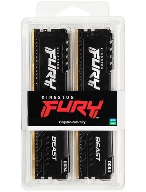 Модуль пам`ятi DDR4 2x16GB/3200 Kingston Fury Beast Black (KF432C16BBK2/32) [606170]