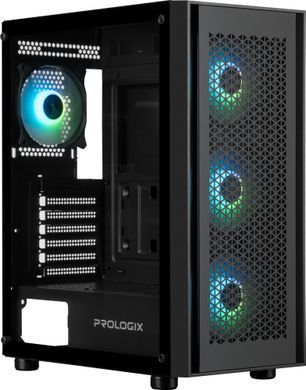 Корпус Prologix (Glower GM-07RBA Black) [619615]