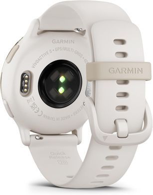 Смарт-годинник Garmin Vivoactive 5 Cream Gold Aluminum Bezel with Ivory Case and Silicone Band (010-02862-5B) [616755]