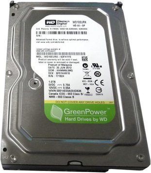 Накопичувач HDD SATA 1.0TB WD AV-GP 64MB (WD10EURX) Ref (WD10EURX_) [607983]