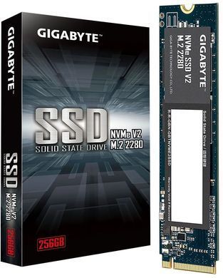 Накопичувач SSD 256GB Gigabyte NVMe SSD V2 M.2 PCIe 3.0 x4 3D NAND TLC (G3NVMEV2256G) [618981]
