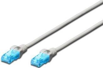 Патч-корд DIGITUS CAT 5e UTP, 5м, AWG 26/7, CCA, PVC, сірий (DK-1512-050) [109747]