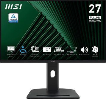 Монітор MSI 27" PRO MP275PG D-Sub, HDMI, MM, IPS, 100Hz, 4ms, sRGB 95%, AdaptiveSync, Pivot (9S6-3PC39M-053) [113731]