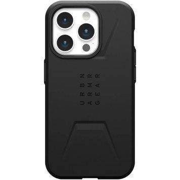 Чохол-накладка Urban Armor Gear Civilian Magsafe для Apple iPhone 15 Pro Black (114275114040) [616808]
