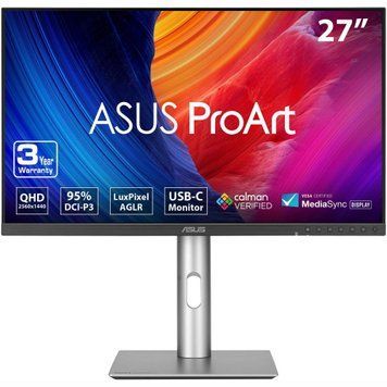 Монітор Asus 27" ProArt PA278CFRV HDMI, 2xDP, USB-C, 3xUSB, MM, IPS, 2560x1440, 100Hz, 5ms, DCI-P3 95%, AdaptiveSync, Pivot, HDR400 (90LM06Q0-B01M70) [100961]
