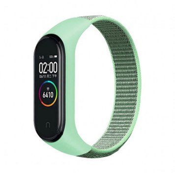 Ремінець BeCover Nylon Style для Xiaomi Mi Smart Band 5/Mi Smart Band 6 Mint (705426) [604623]