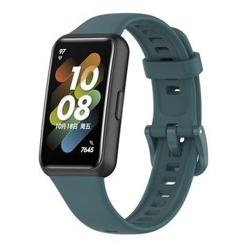 Силіконовий ремінець BeCover для Huawei Band 7/Honor Band 7 Dark Green (709461) [604880]