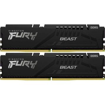 Модуль пам`яті DDR5 2x16GB/5600 Kingston Fury Beast Black (KF556C36BBEK2-32) [606187]
