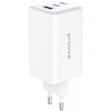 Мережевий зарядний пристрій Proove Pocket GaN Max (2xUSB-C, 1USB) 100W White (WCPG10012202) [622364]