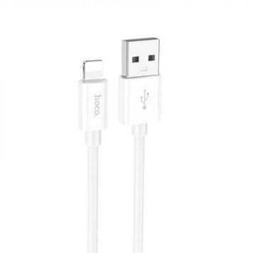 Кабель HOCO X87 Magic silicone charging data cable for iP White (6931474783202) [802371]