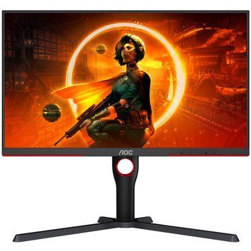 Монітор TFT 27" AOC, MiniLED QHD IPS, 180Hz, 1ms, 2xHDMI, DP, HAS, Pivot, чорно-червоний (Q27G3XMN/BK) [403969]