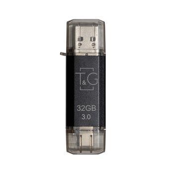 Флеш-накопичувач USB 3.0 32GB Type-C T&G 009 Star Series Black (TG009TC-32GBK3) [607345]