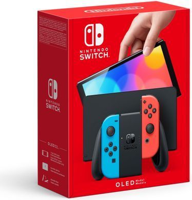 Ігрова консоль Nintendo Switch OLED (неоновий червоний/неоновий синій) (45496883409) [12492]