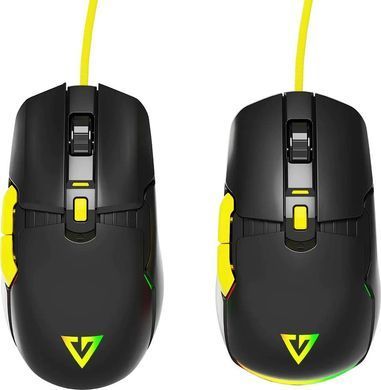Мишка Modecom Jager Volcano, ігрова, 12400dpi., 7кн.,RGB, Hot-Swap, custom., чорна (M-MC-JAGER-100) [401239]