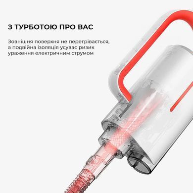 Багатофункціональний пароочисник Deerma Multi-function Steam Cleaner 1600W White (DEM-ZQ610) [501107]