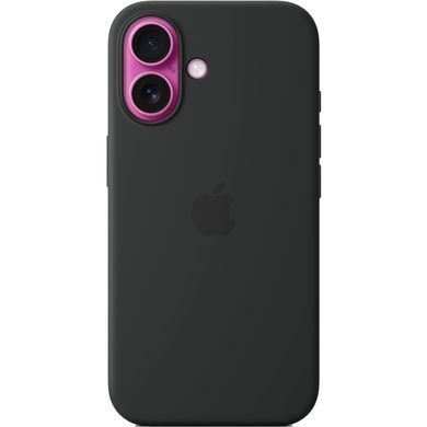 Чохол-накладка Apple Silicone Case with MagSafe для Apple iPhone 16 Black (MYY13) [614589]