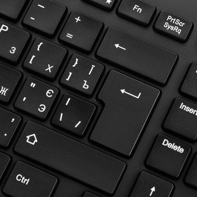 Клавіатура мембранна HP 220, 104key, WL, EN/UK, чорний (805T2AA) [103645]