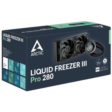 Система водяного охолодження Arctic Liquid Freezer III Pro 280 Black (ACFRE00179A) [614711]