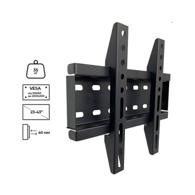 Кріплення для візуальних систем CHARMOUNT (TV02F Black) [302309]