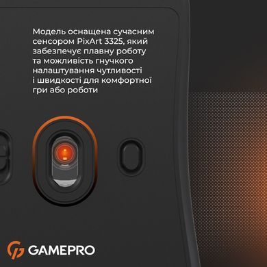 Миша бездротова GamePro Black (GM990B) [606725]