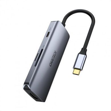 Концентратор Choetech 7 in 1 USB-C to HDMI Multiport Adapter (HUB-M19) [605116]