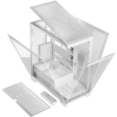 Корпус Modecom VOLCANO SPACE APEX w/o fans MIDI USB 3.0x2+TYPE-C WHITE без БЖ ATX (AT-SPACE-PG-NF-20-000000) [403260]