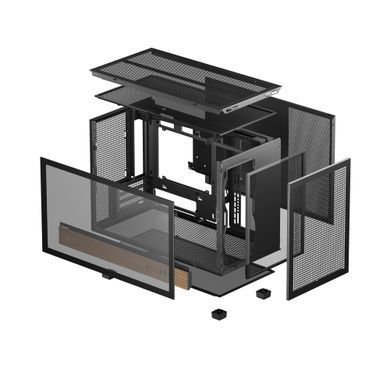 Корпус DeepCool CH260 Wood Black (R-CH260-BKNWM0-G-1) [619668]