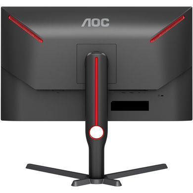 Монітор TFT 27" AOC, MiniLED QHD IPS, 180Hz, 1ms, 2xHDMI, DP, HAS, Pivot, чорно-червоний (Q27G3XMN/BK) [403969]