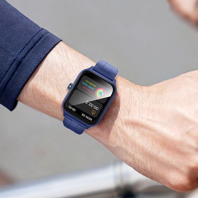 Смарт-годинник HOCO Y27 49mm. 230 mAh. IPX4 Smart sports watch (call version) Blue (6942007645447) [803283]