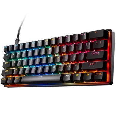 Клавіатура ігрова SteelSeries Apex Pro Mini Gen 3 UA HyperMagnetic, OmniPoint 3.0, OLED (64913) [401059]