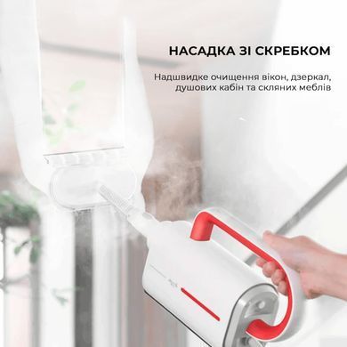 Багатофункціональний пароочисник Deerma Multi-function Steam Cleaner 1600W White (DEM-ZQ610) [501107]