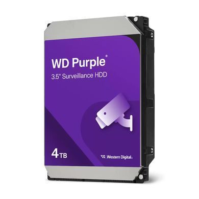 Накопичувач HDD SATA 4.0TB WD Purple 5400rpm 128MB (WD44PURZ) [616606]