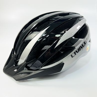 Захисний шолом Livall MT1 NEO (M) Black Grey (54-58см), акустика, мікрофон, сигнали поворотів та стопів, додаток, пульт BR80, Bluetooth (LIV-T0MT1N-6243) [800035]