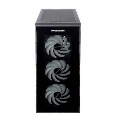 Корпус Prologix E114 Tempered Glass Black (E114 Black) [608699]