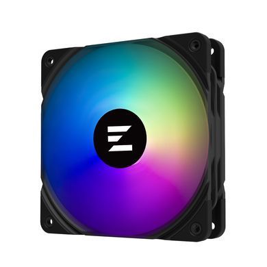 Корпусний вентилятор Zalman AF120 ARGB, 120мм, 600-2000rpm, 4pin PWM, 3pin+5VARGB, 29.7dBa, чорний (ZM-AF120ARGBBLACK) [109659]