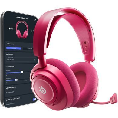 Ігрова гарнітура SteelSeries Arctis Nova 7P Gen 2 Wireless Magenta PC/PS/SW/MAC/MOB (61746) [405040]