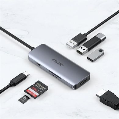 Концентратор Choetech 7 in 1 USB-C to HDMI Multiport Adapter (HUB-M19) [605116]