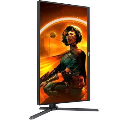 Монітор TFT 27" AOC, MiniLED QHD IPS, 180Hz, 1ms, 2xHDMI, DP, HAS, Pivot, чорно-червоний (Q27G3XMN/BK) [403969]