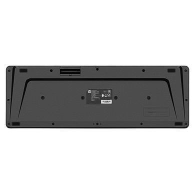 Клавіатура мембранна HP 220, 104key, WL, EN/UK, чорний (805T2AA) [103645]