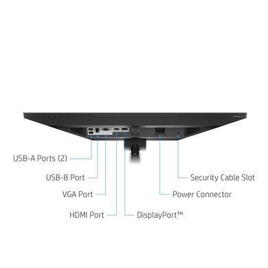 Монітор TFT 23.8" HP E24mv G4, IPS, HDMI, VGA, DP, USB, Cam, HAS, Pivot, колонки, сріблястий (169L0AA) [405407]