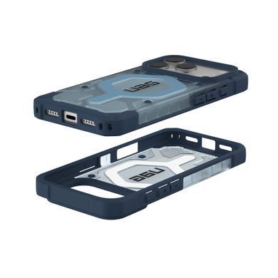 Чохол+ремінець UAG для iPhone 17 Pro, Pathfinder Clear MagSafe Bundle, Blues Lanyard (1145511BV03) [111043]