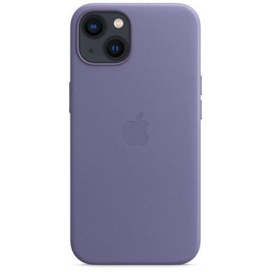 Чохол-накладка Apple Leather Case with MagSafe для Apple iPhone 13 Wisteria (MM163) [601150]