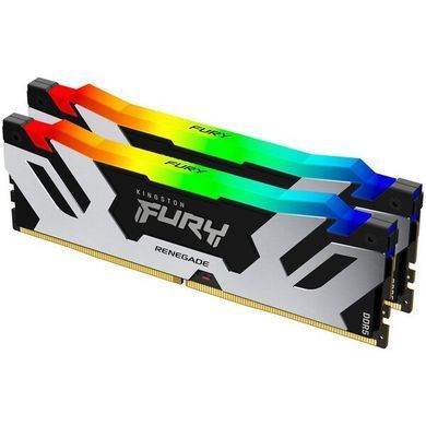 Пам'ять ПК Kingston DDR5 32GB KIT (16GBx2) 6400 FURY Renegade RGB XMP (KF564C32RSAK2-32) [103802]