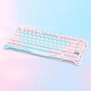 Клавіатура механічна GravaStar Mercury K1 Lite 80keys, GravaStar x BSUN Grey, BT/WL/USB, Aurora Mist (GSK1LITE_PM_MINT) [114482]