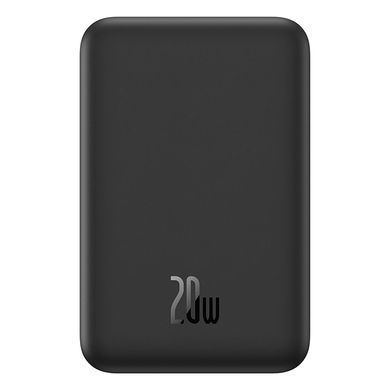 Зовнішній акумулятор Baseus Magnetic Mini Wireless Fast Charge Power Bank 5000mAh 20W Cluster Black（With Simple Series Charging Cable Type-C to Type-C (P10022107113-00) [805572]