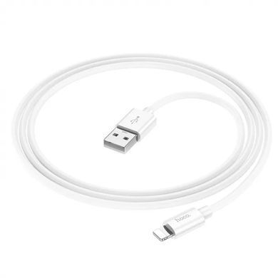 Кабель HOCO X87 Magic silicone charging data cable for iP White (6931474783202) [802371]