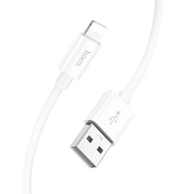 Кабель HOCO X87 Magic silicone charging data cable for iP White (6931474783202) [802371]