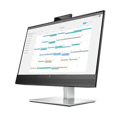 Монітор TFT 23.8" HP E24mv G4, IPS, HDMI, VGA, DP, USB, Cam, HAS, Pivot, колонки, сріблястий (169L0AA) [405407]