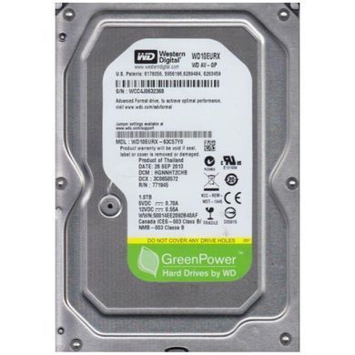 Накопичувач HDD SATA 1.0TB WD AV-GP 64MB (WD10EURX) Ref (WD10EURX_) [607983]