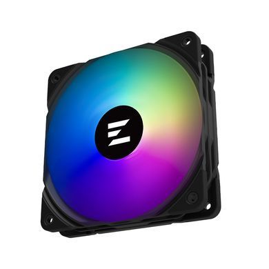 Корпусний вентилятор Zalman AF120 ARGB, 120мм, 600-2000rpm, 4pin PWM, 3pin+5VARGB, 29.7dBa, чорний (ZM-AF120ARGBBLACK) [109659]